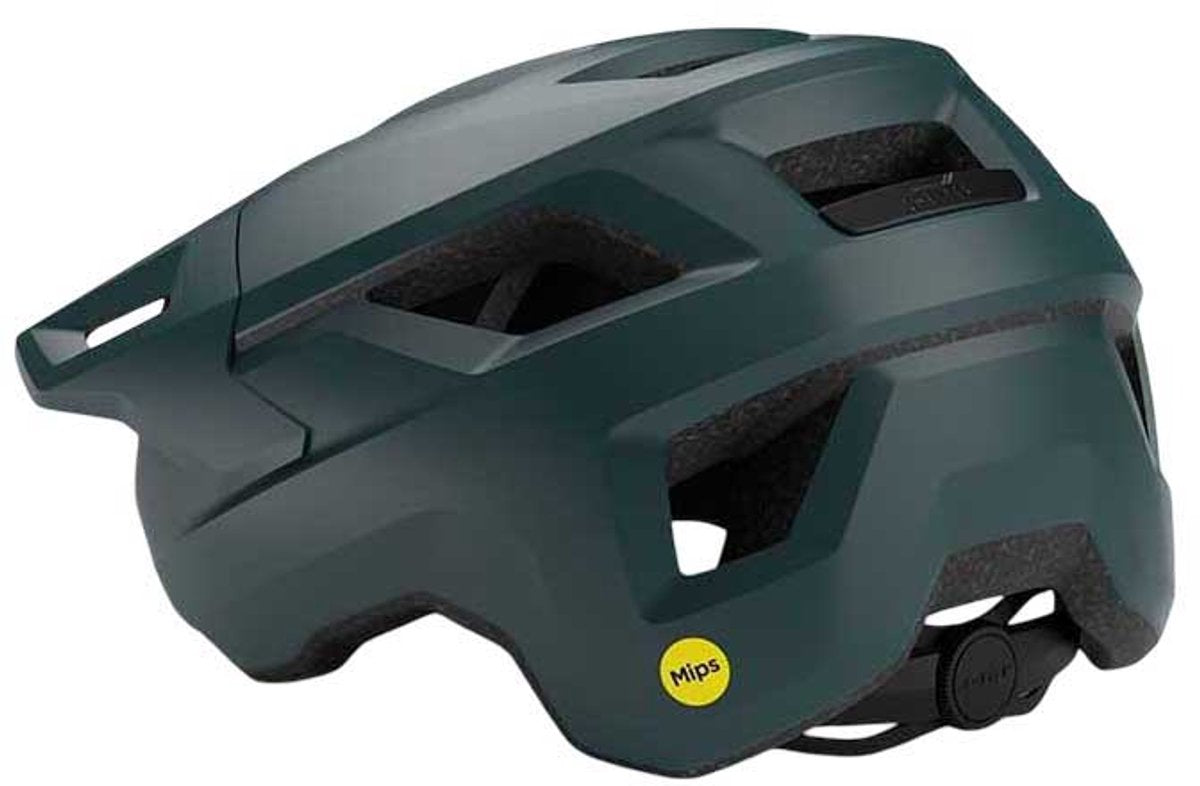 Mit Shelter Mips Fahrradhelm – Fahrradhelm Herren Damen – MTB-Helm Erwachsene – Mountainbike – Größe S (52–56 cm) – Steinblau (Blau)