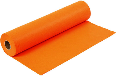 Creativ Company Hobbyfilz, B: 45 cm, Stärke 1,5-2 mm, 180-200 g, orange, 5 m 1 Rolle