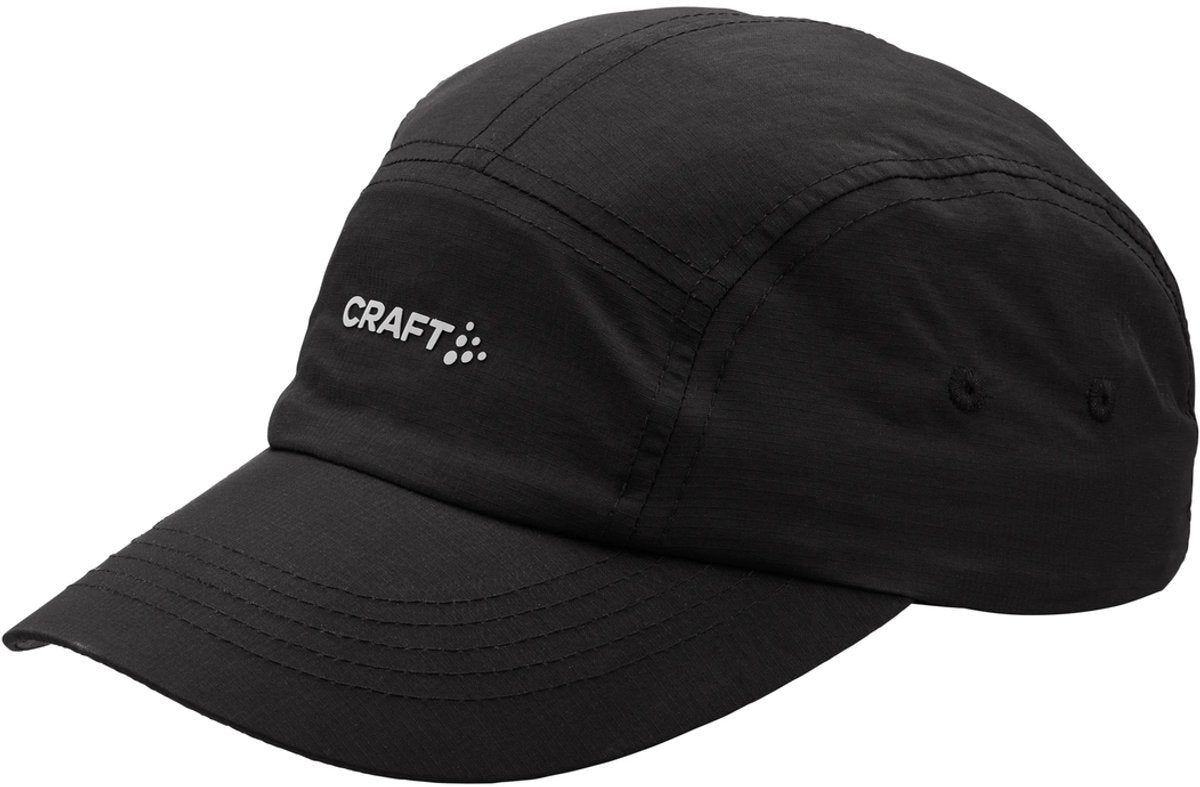 Craft Hypervent Run Cap Unisex-Kappe – Schwarz