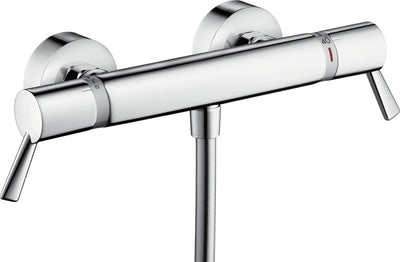 Hansgrohe Ecostat Comfort Care Thermostat-Duscharmatur – mit verlängerten Griffen – 15 cm Achsabstand – Chrom