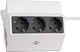 Brennerstuhl Klemmsteckdose 3-fach 3m h05vv-f 3g1,5 weiß anthrazit