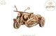 Ugears 3D-Modellbau – Hagrids fliegendes Motorrad™ – Harry Potter™ – mechanischer Bausatz aus Holz – Lernspielzeug