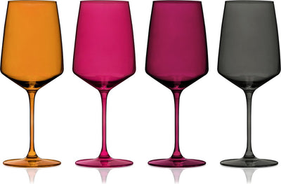 Viski Reserve Nouveau Weinglas – Kristall – 650 ml – 4 Stück – Sonnenuntergang