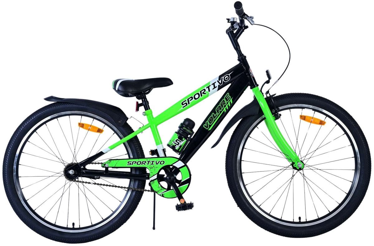 Volare Sportivo Kinderbike Jungen 24 Zoll schwarzgrün