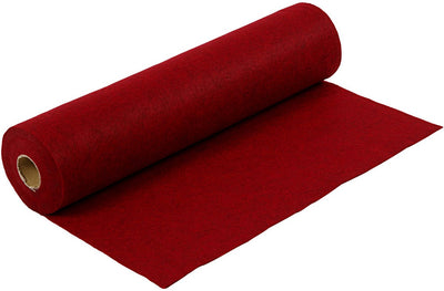 Creativ Company Hobbyfilz, B: 45 cm, Stärke 1,5-2 mm, meliert, 180-200 gr, rot, 5 m 1 Rolle