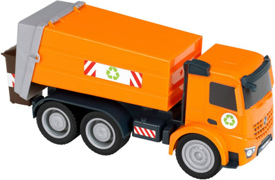 Klein Toys Mercedes-Benz Arocs – Müllwagen – Orange – Maßstab 1:24 – Spielzeug