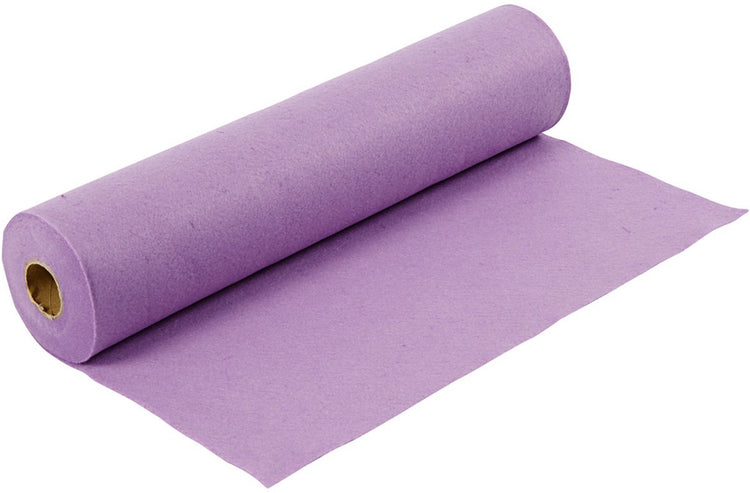 Creativ Company Hobbyfilz, B: 45 cm, Stärke 1,5-2 mm, 180-200 g, hellviolett, 5 m 1 Rolle