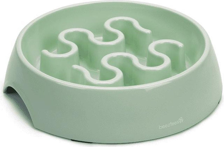 Beeztees Melamin Calamo – Anti-Verschlingen-Futternapf – Hundefutternapf – langsam fressender Hund – 1 l
