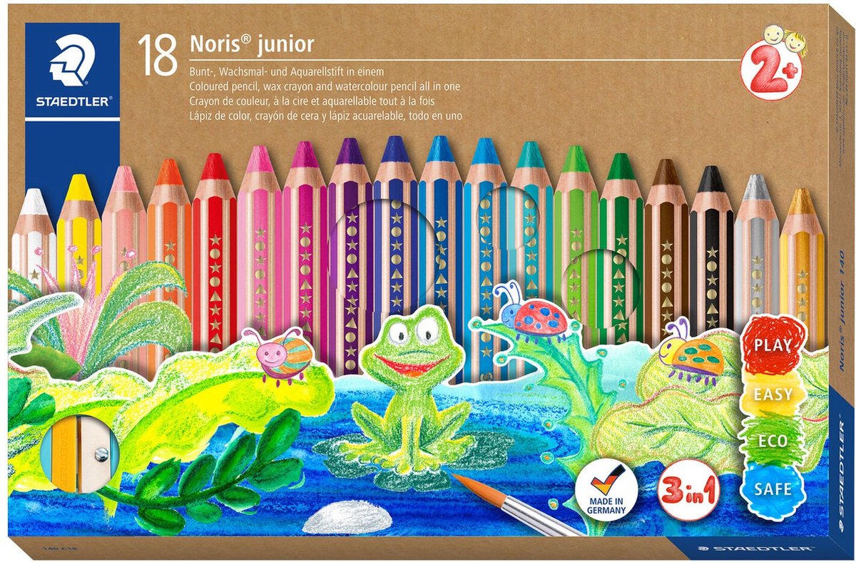 Staedtler noris junior - 3-in-1 Buntstift - Set 18-tlg