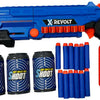 Shooter x Revolt – mit 12 Softpfeilen und 3 Dosen