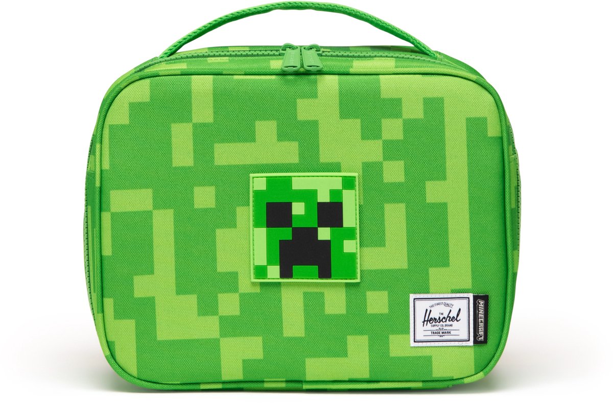 Herschel Minecraft Pop Quiz Lunchbox Little – Creeper