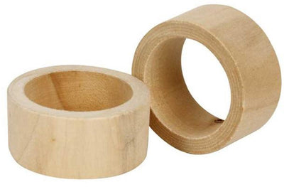 Creativ Company Serviettenringe, B: 20 ​​mm, T 35 mm, 6 Stück 1 Box