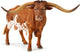 Collecta-Figur – Texas-Longhorn-Stier – (XL) – Nutztiere – handbemalt – Miniatur