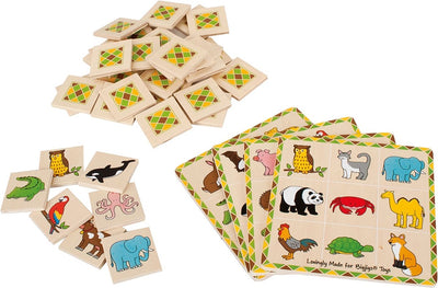 Bigjigs hölzerne Dieren Lotto