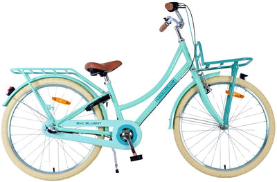 Volare Exzellente Kinderfahrrad - Mädchen - 24 Zoll - Grün - 3 Zahnräder