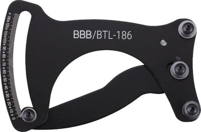 BBB Cycling Spannungsmesser Speichenspanner – für alle Speichen – genauer Speichenspannungsmesser Fahrrad – schwarz – Fahrradwerkzeuge – BTL-186