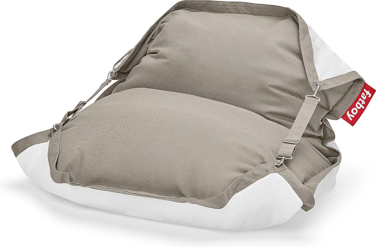 Fatboy Floatzac schwimmender Wassersitzsack grau – 180h x 134b cm – für auf dem Wasser oder an Land