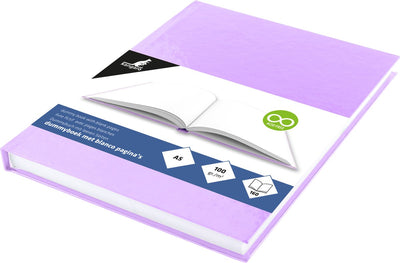 Kangaro-Dummy-Buch – A5 – Pastellviolett – 160 leere Seiten – Hardcover – Skizzenblock – K-5355