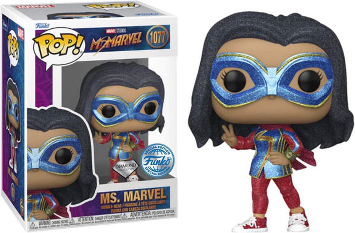 Funko-Pop! Wunder: Frau. Marvel Diamond Glitter exklusiv