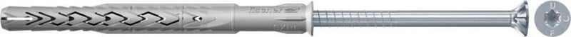 Fischer SXRL 10 x 80 T Baurahmendübel – T40 – Senkkopfschraube – verzinkter Stahl (50 Stück)