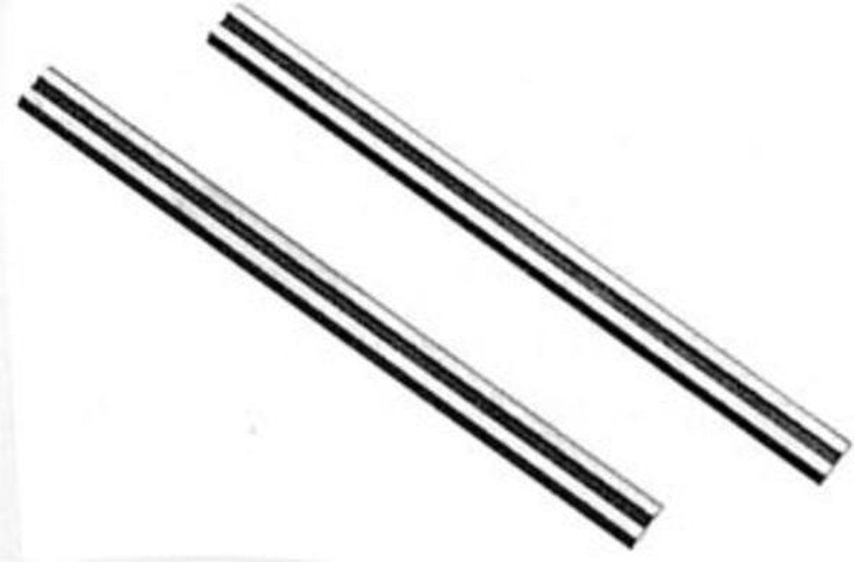 Wolfcraft - Hobelmesser 2 Stück - 75,5 mm - Hobelmesser ersetzen - 4110000