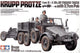 Tamiya Modellbausatz Militärfahrzeuge – 35259 Deutsche Krupp-Protze mit 37-mm-Pak mit 4 Figuren aus Kunststoff – 1:35 – Modellbausatz