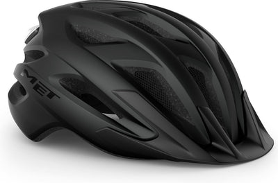 Mit Crossover-Fahrradhelm Herren Damen – City-Fahrradhelm Erwachsene – Größe M – Schwarz matt