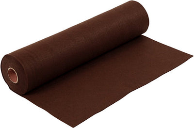 Creativ Company Hobbyfilz, B: 45 cm, Stärke 1,5-2 mm, 180-200 g, braun, 5 m 1 Rolle