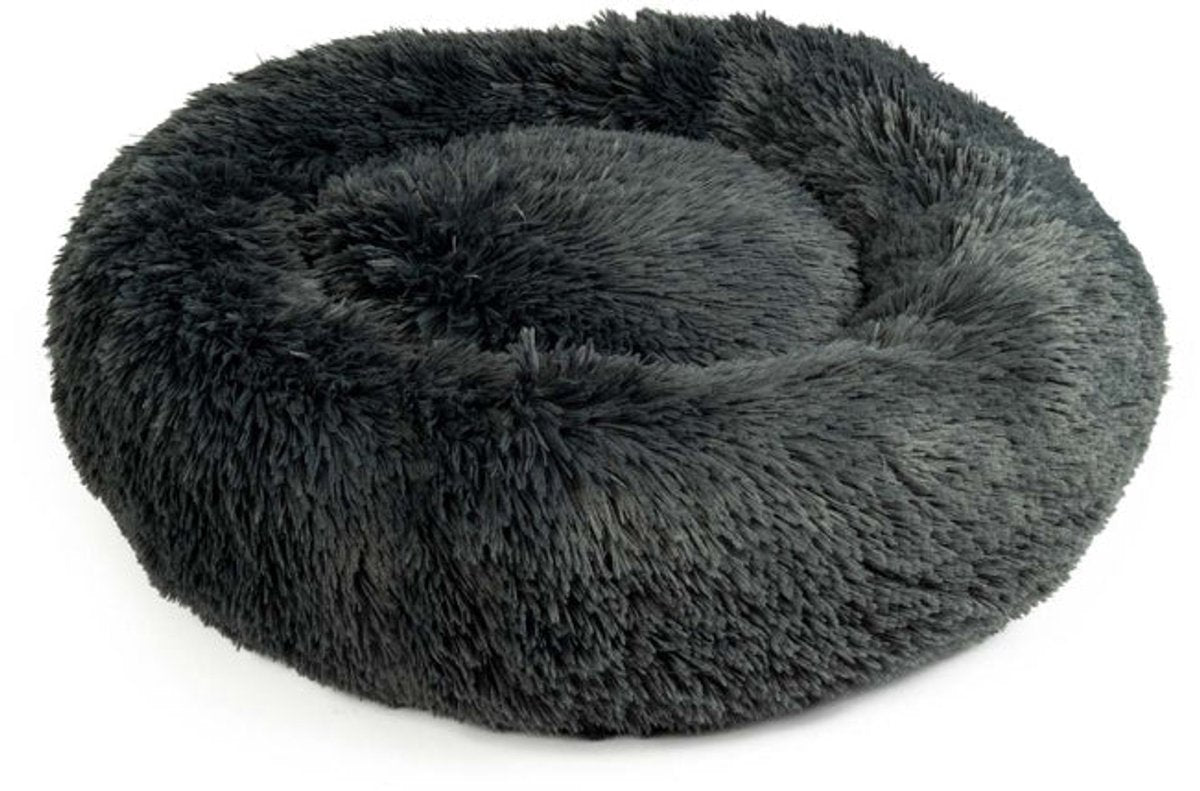 Duvo plus snug - Donutbett - Dunkelgrau - S - 50x50x13cm - waschbar