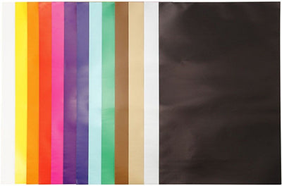 Creativ Company Glanzpapier, Blatt 32x48 cm, 80 g, verschiedene Farben, 100 Blatt 1 Karton