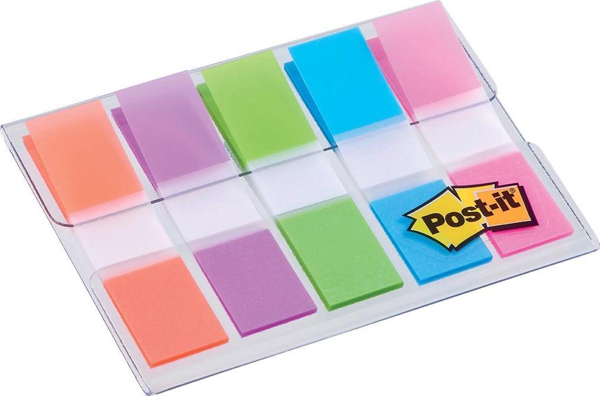 Post-it-Index – 5 Farben – 11,9 x 43,2 mm – 100 Tabs
