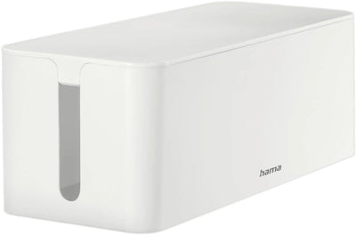 Hama 00221011 Kabelbox Kunststoff weiß starr (L x B x H) 40 x 15,6 x 13 cm 1 Stück