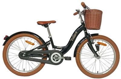 Volare Ashley Kinderfahrrad – Mädchen – 24 Zoll – Schwarz