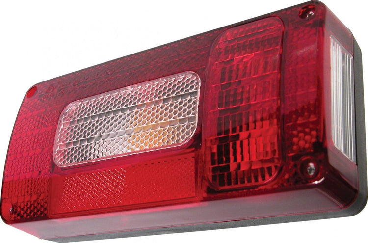 Carpoint Rücklicht 12V mit 5 Funktionen 220x100mm - links