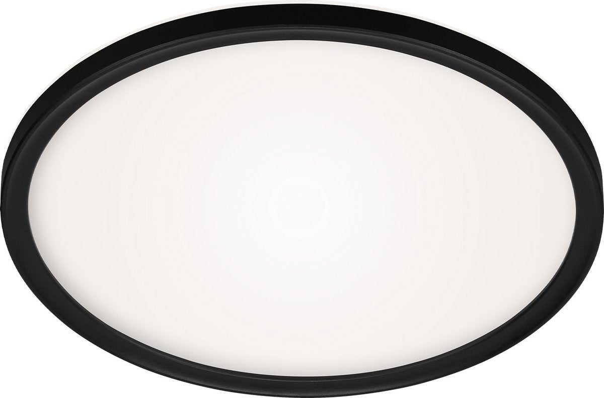 Briloner slim - LED Deckenleuchte - Deckenleuchte - 18w - weiß-schwarz - ø29,3cm