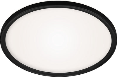 Briloner slim - LED Deckenleuchte - Deckenleuchte - 18w - weiß-schwarz - ø29,3cm
