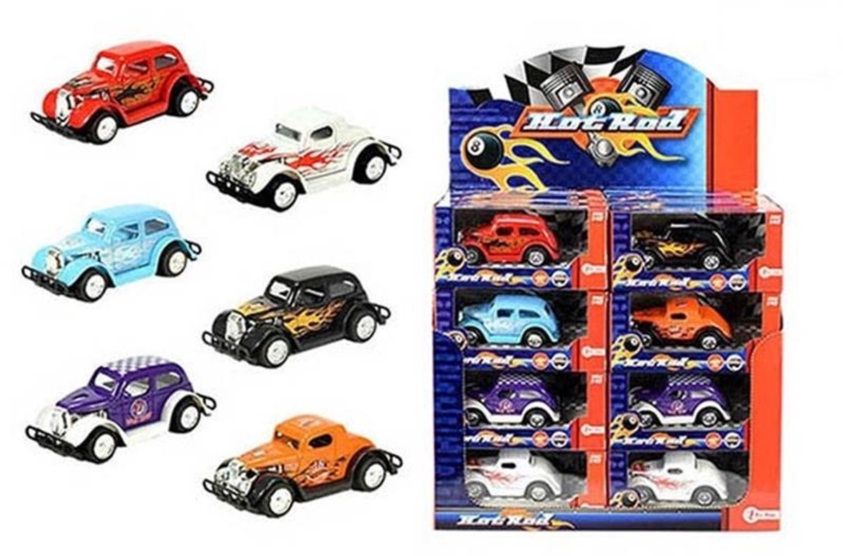 Toi-toys Toi Toys Stadtauto mit Rückziehmechanismus aus Druckguss
