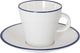 Gimex - Linea Line - Espressoset - Blau - 85 ml - 2 Stück