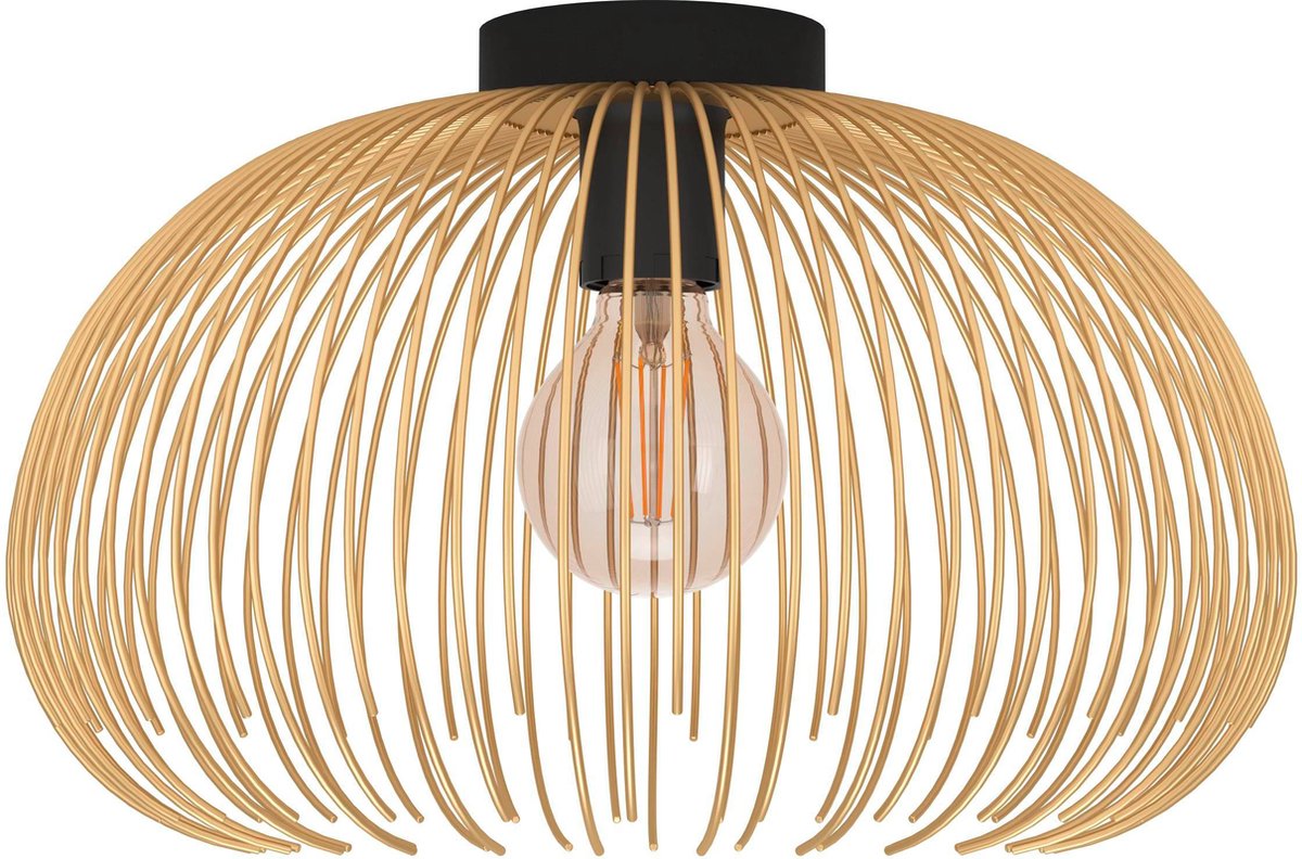 Eglo Venezuela Deckenleuchte – E27 – ø 38,5 cm – Goldschwarz