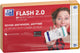 Oxford Flash 2.0 – Karteikarten – blanko – A7 – orangefarbener Rand – 80 Stück