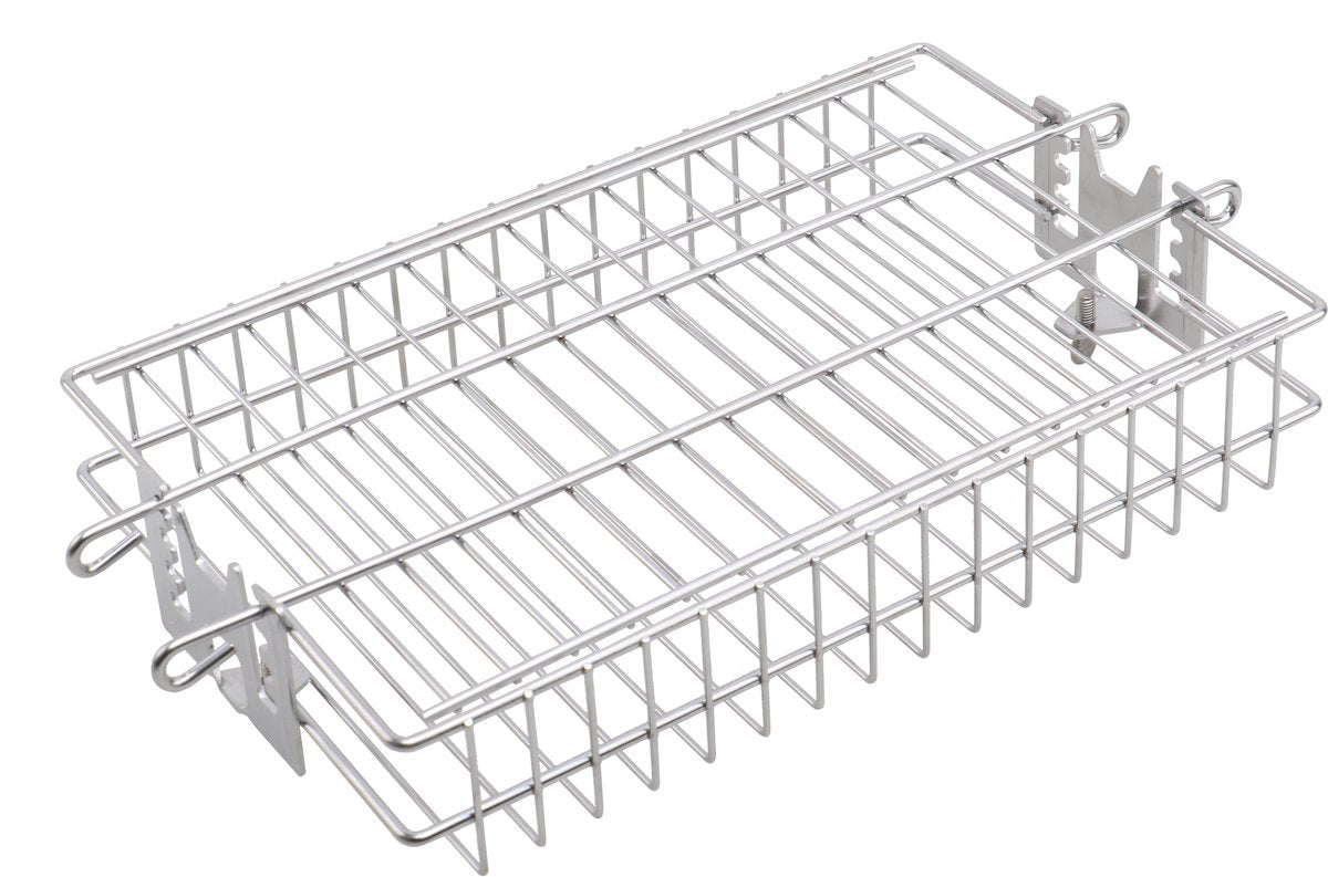 Grizzly Grills Rotisserie-Flachgestell – Rotisserie-Gestell – Edelstahl
