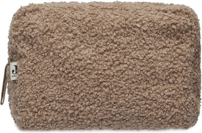 Jollein – Federmäppchen (Boucle-Keks) – 100 % Polyester – Windeletui, Baby-Kulturbeutel – 21 x 14 cm
