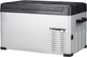 Steamy -e Einzonen-Kühlbox mit elektrischem Kompressor – Einzelzone – 27 Liter – 12 V und 230 V – für Auto und Camping – Silber