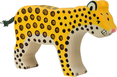 Holztiger-Leopard. 13,5 cm.