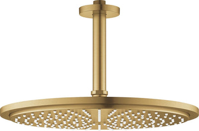 Grohe Rainshower Cosmopolitan Kopfbrause – Regenbrause Ø 31 cm – Cool Sunrise gebürstet (Mattgold)