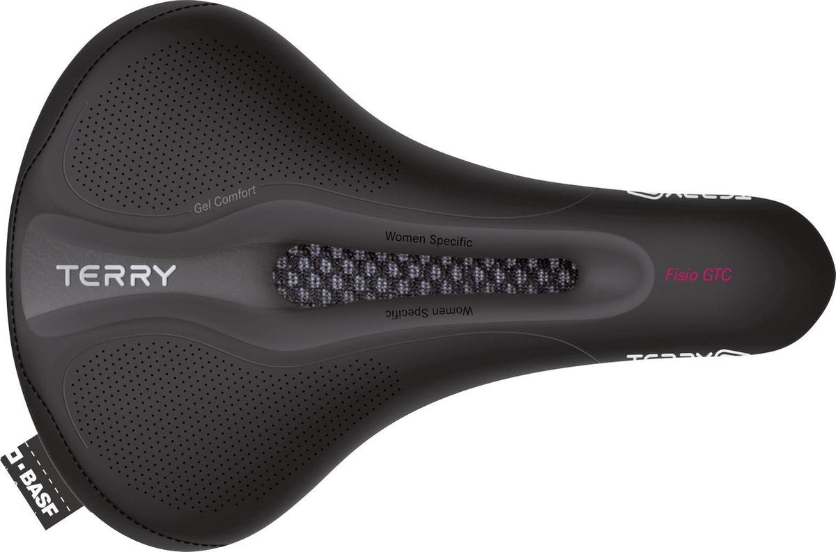 Frotteesattel Fisio GTC Gel Damen Schwarz - ZDT153