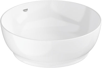 Grohe Essence Rundwaschbecken – 40 cm – ohne Überlauf – glänzende Keramik – Aquaceramic Hyperclean – Weiß