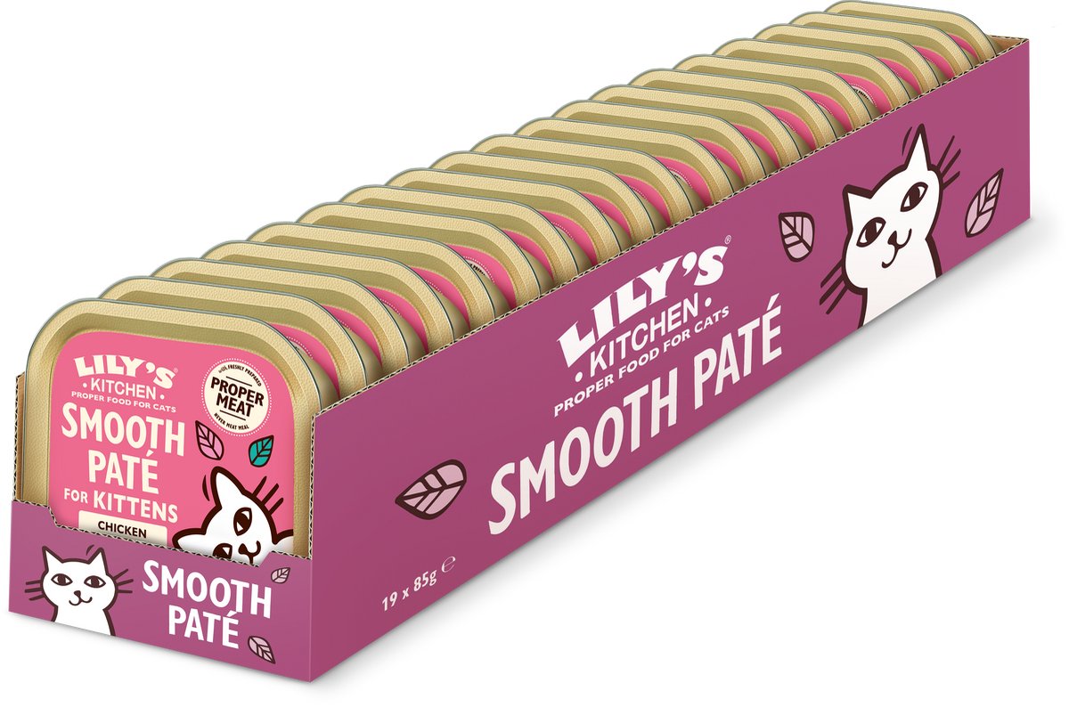 Lilys Küchenkatze Kätzchen glattes Pastethuhn