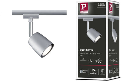 Paulmann Urail Rail Spot Cover Loose Spot Gu10 max. 10W dimmbar 230V Chrom matt, Chrom