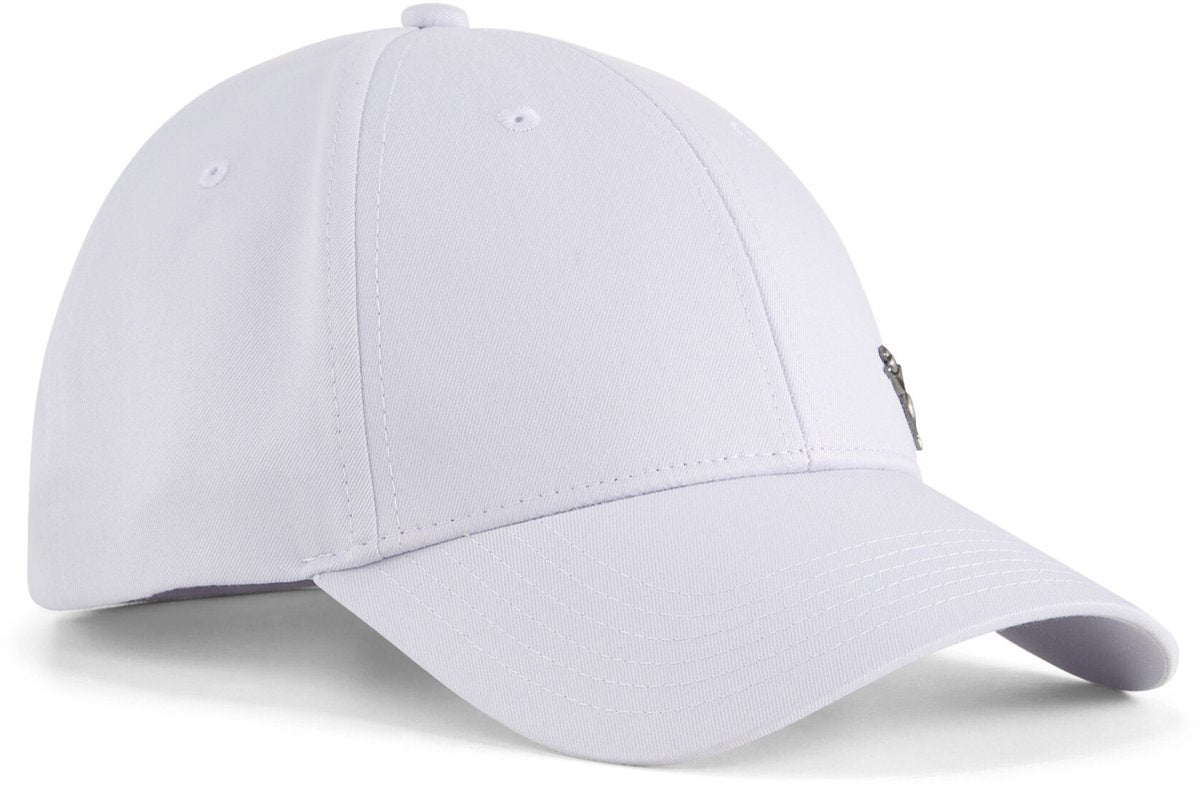 Puma ESS Metal Cat BB Cap Unisex-Kappe – leuchtendes Silber